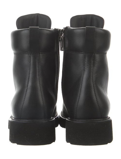 Prada Leather Combat Boots