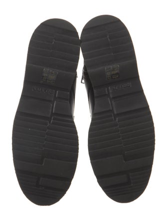 Prada Leather Combat Boots