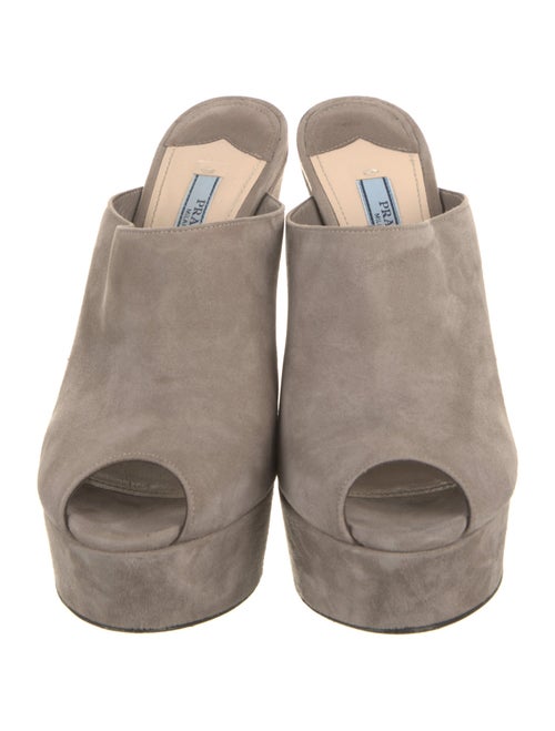 Prada Suede Slides