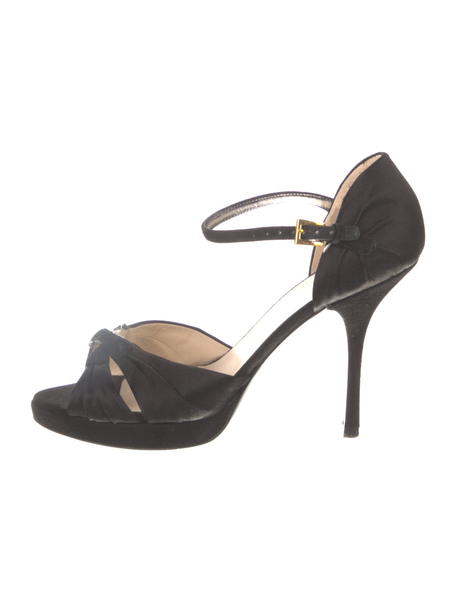 Prada Satin Sandals