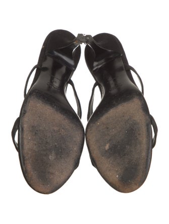 Prada Suede Scalloped Accent Slides