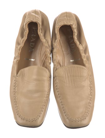 Prada Leather Ballet Flats