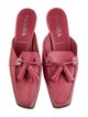 Prada Leather Tassel Accents Mules
