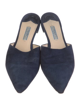 Prada Suede Mules