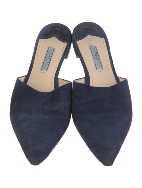Prada Suede Mules