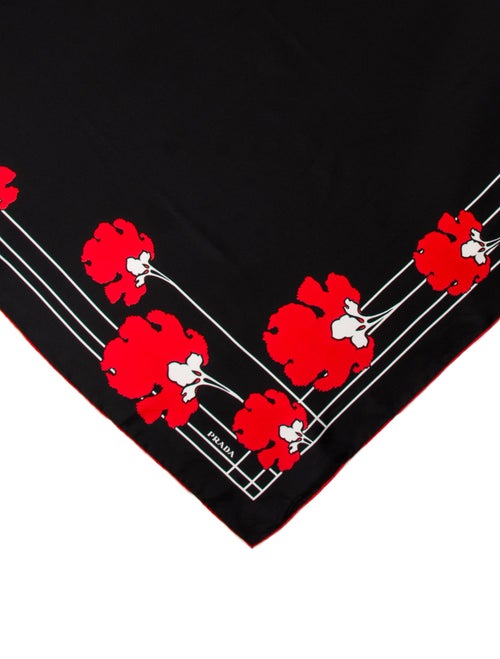Prada Silk Printed Scarf