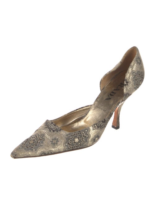 Prada Printed D'Orsay Pumps