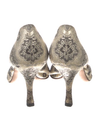 Prada Printed D'Orsay Pumps