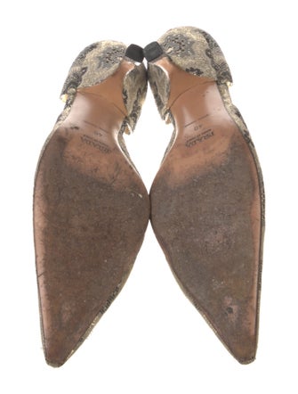 Prada Printed D'Orsay Pumps