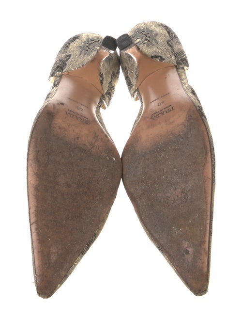 Prada Printed D'Orsay Pumps