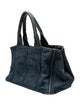 Prada Denim Shoulder Bag