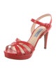 Prada Patent Leather Sandals