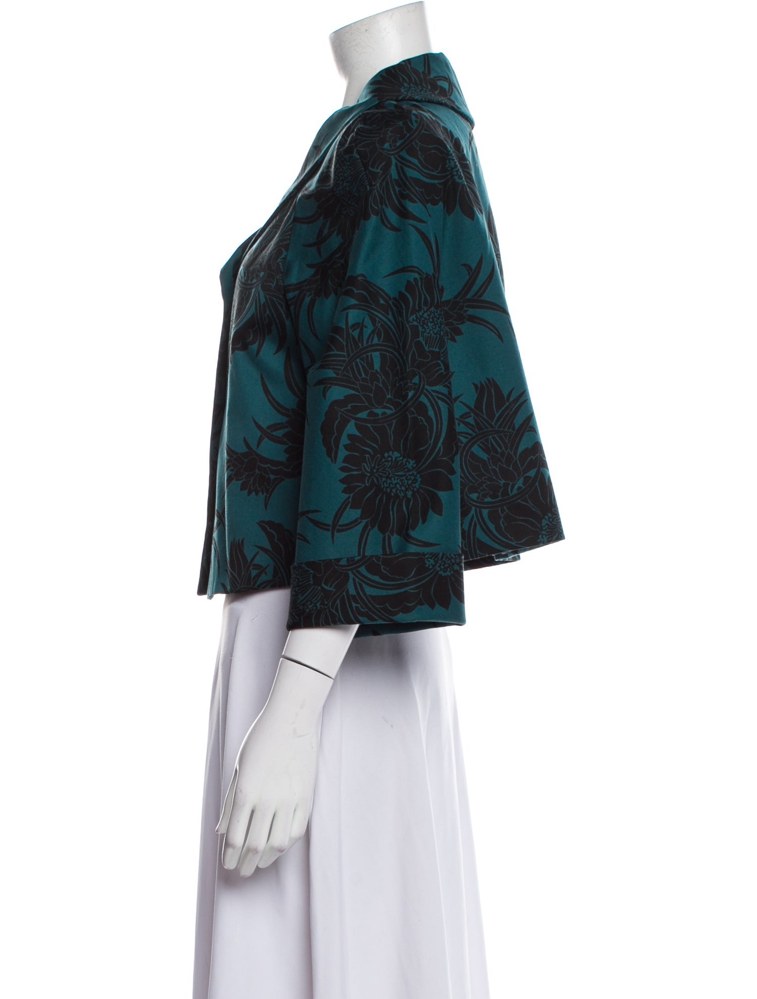 Prada 2014 Floral Print Evening Jacket