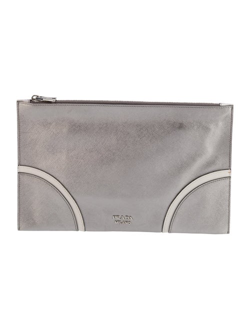 Prada Saffiano Leather Clutch