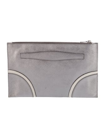 Prada Saffiano Leather Clutch