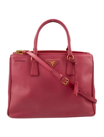 Prada Saffiano Leather Galleria Double Zip Large