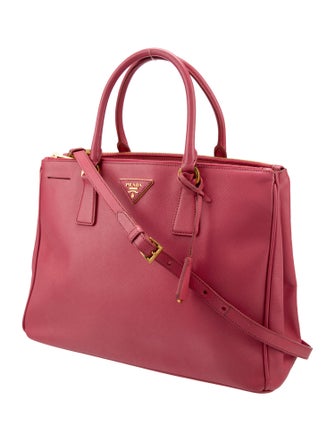 Prada Saffiano Leather Galleria Double Zip Large