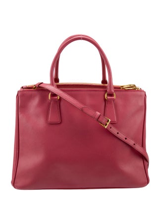 Prada Saffiano Leather Galleria Double Zip Large