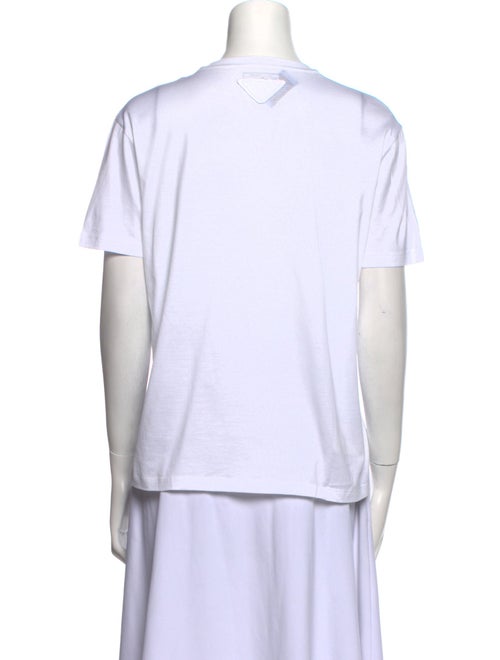 Prada Crew Neck Short Sleeve T-Shirt