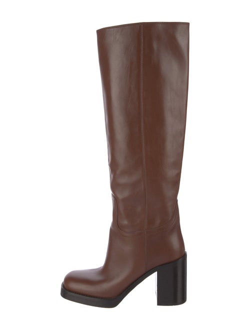 Prada Leather Riding Boots