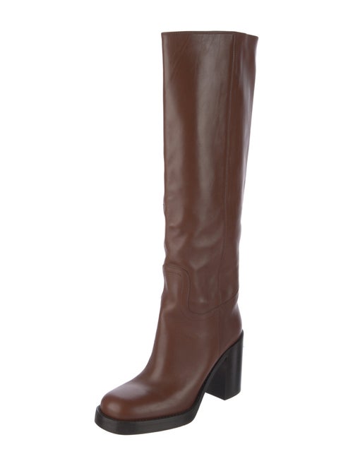 Prada Leather Riding Boots