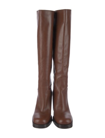 Prada Leather Riding Boots