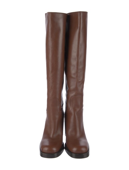 Prada Leather Riding Boots