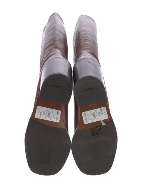 Prada Leather Riding Boots
