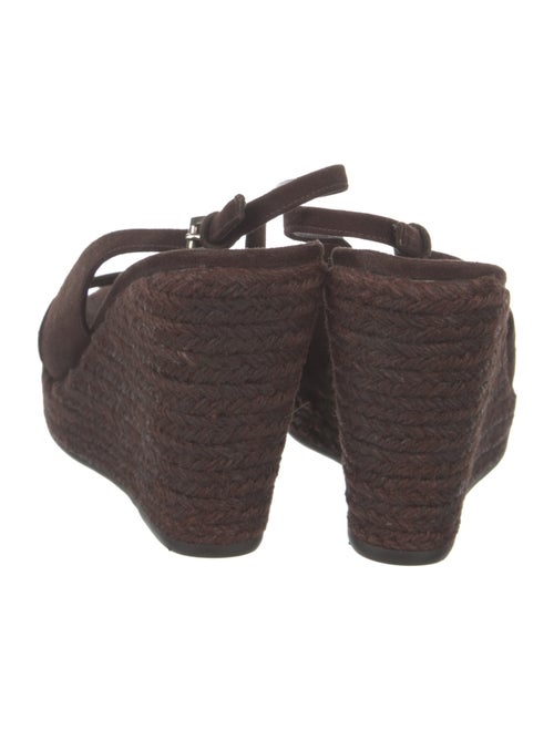 Prada Suede Slingback Sandals