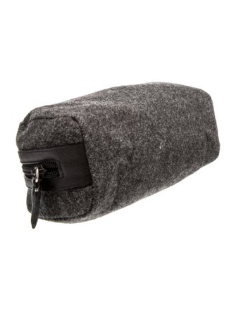 Prada Enameled Metal Triangle Clutch