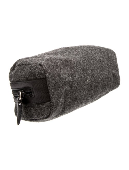 Prada Enameled Metal Triangle Clutch