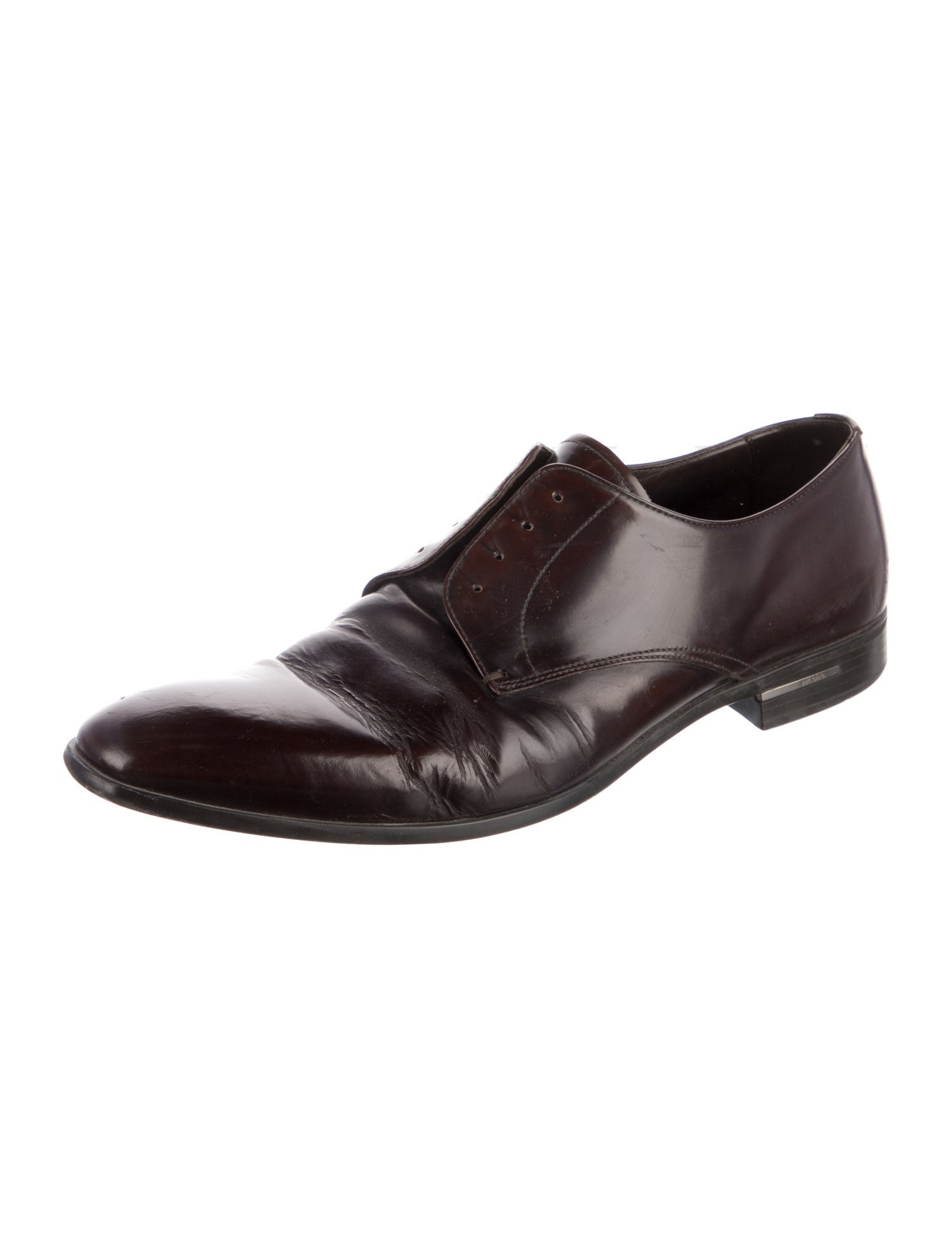 Prada Leather Derby Shoes