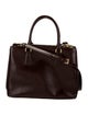 Prada Saffiano Lux Leather Galleria Double Zip