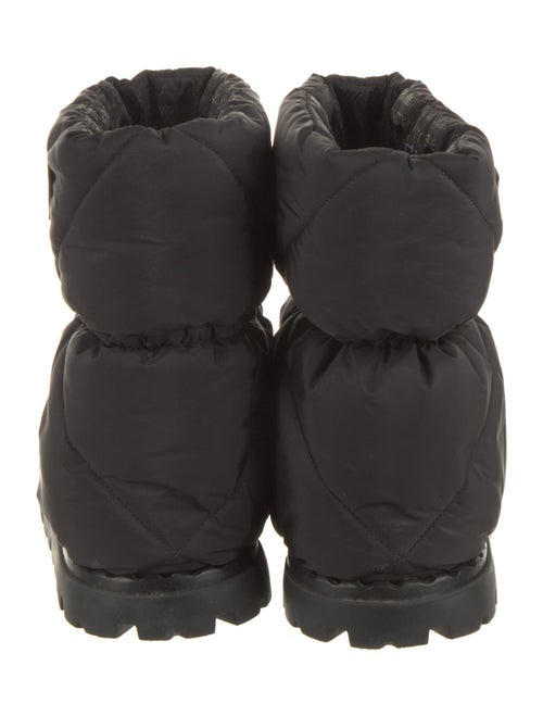 Prada Nylon Lace-Up Boots