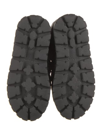 Prada Nylon Lace-Up Boots