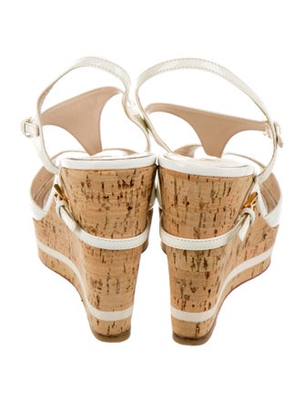 Prada Patent Leather T-Strap Sandals