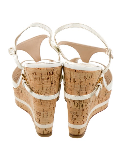 Prada Patent Leather T-Strap Sandals