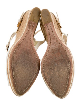 Prada Patent Leather T-Strap Sandals