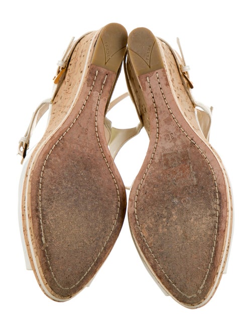 Prada Patent Leather T-Strap Sandals