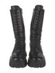 Prada Leather Combat Boots