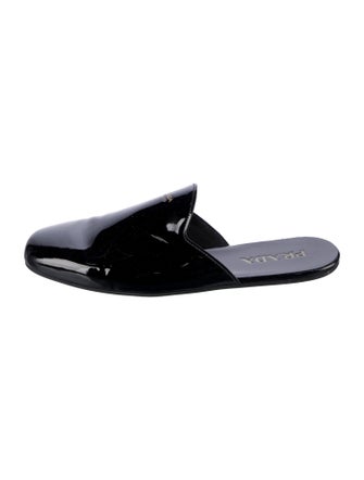 Prada Patent Leather Mules