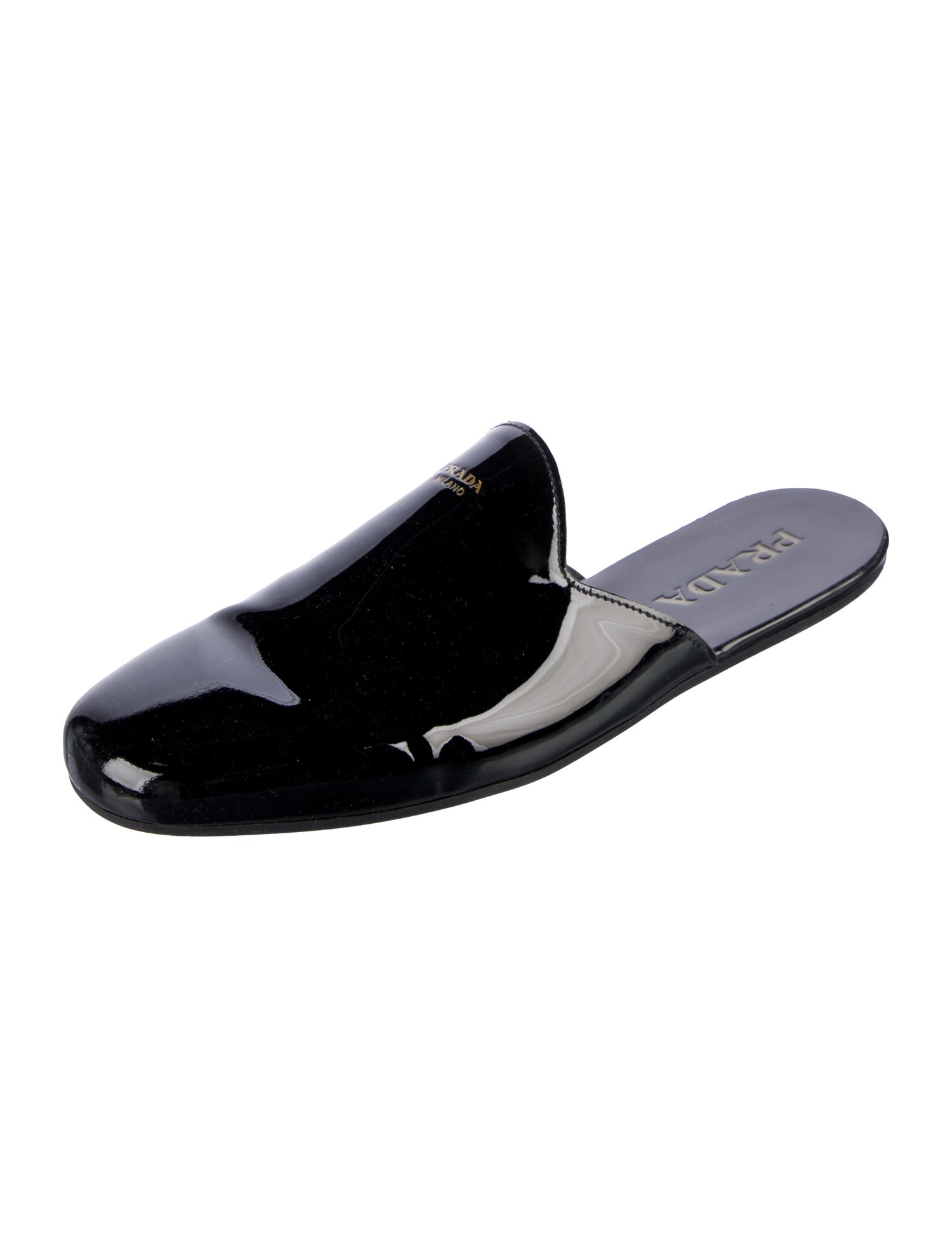 Prada Patent Leather Mules