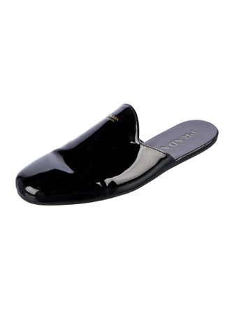 Prada Patent Leather Mules