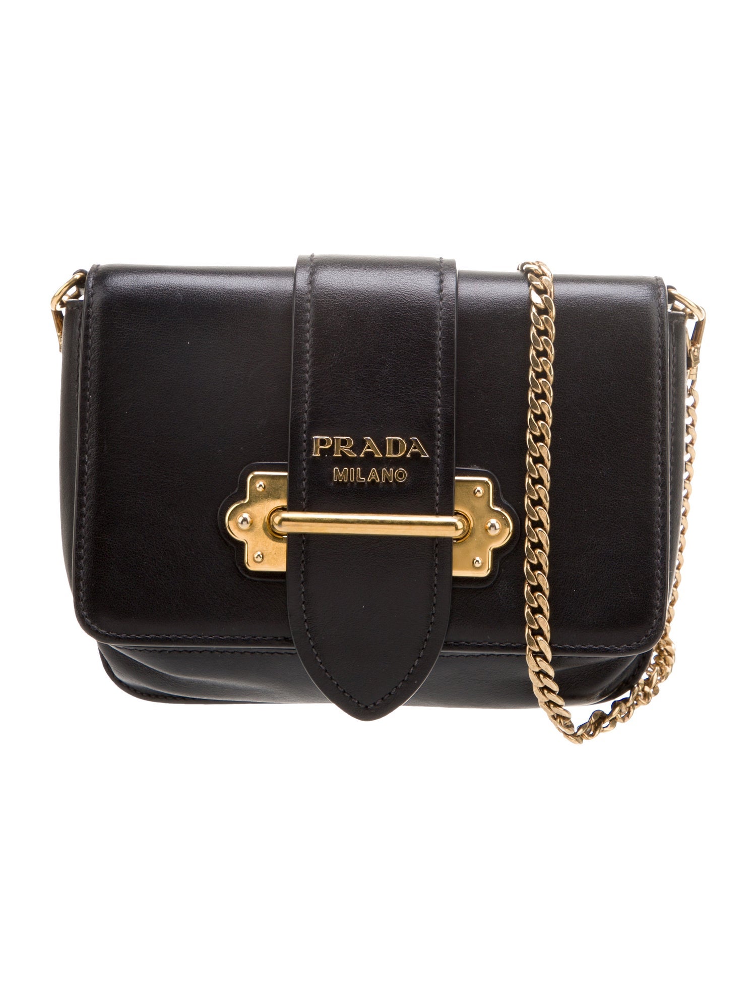 Prada City Calf Leather Cahier