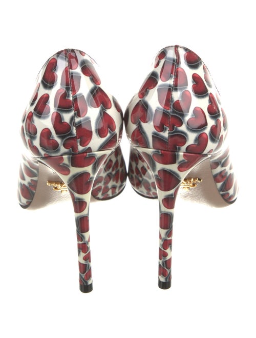 Prada Patent Leather Printed Pumps