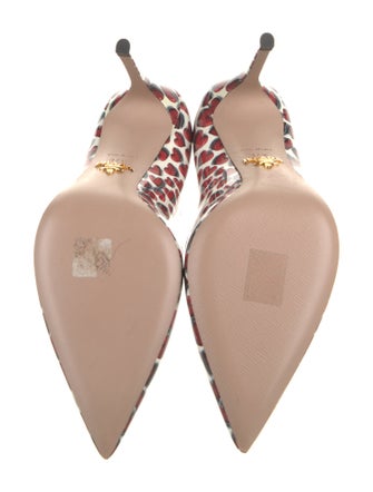 Prada Patent Leather Printed Pumps
