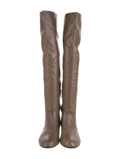 Prada Leather Riding Boots