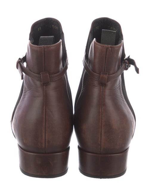 Prada Leather Chelsea Boots