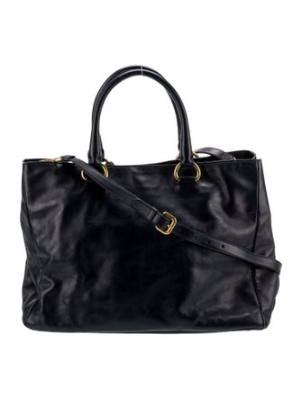 Prada Soft Calf Leather Shoulder Bag
