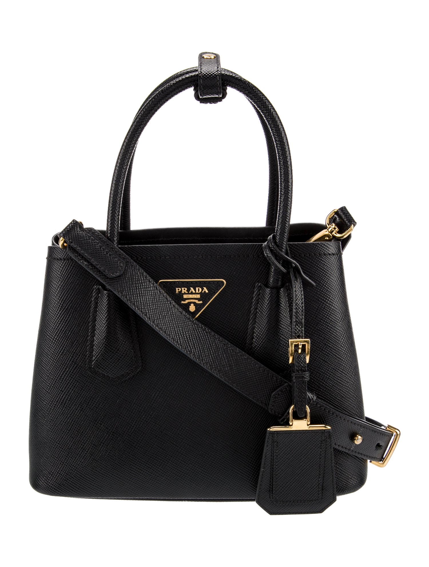 Prada Saffiano Lux Leather Shoulder Bag Mini
